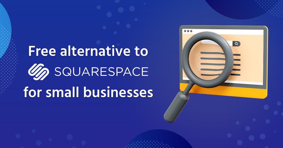 Free alternative to Squarespace for your e-commerce business