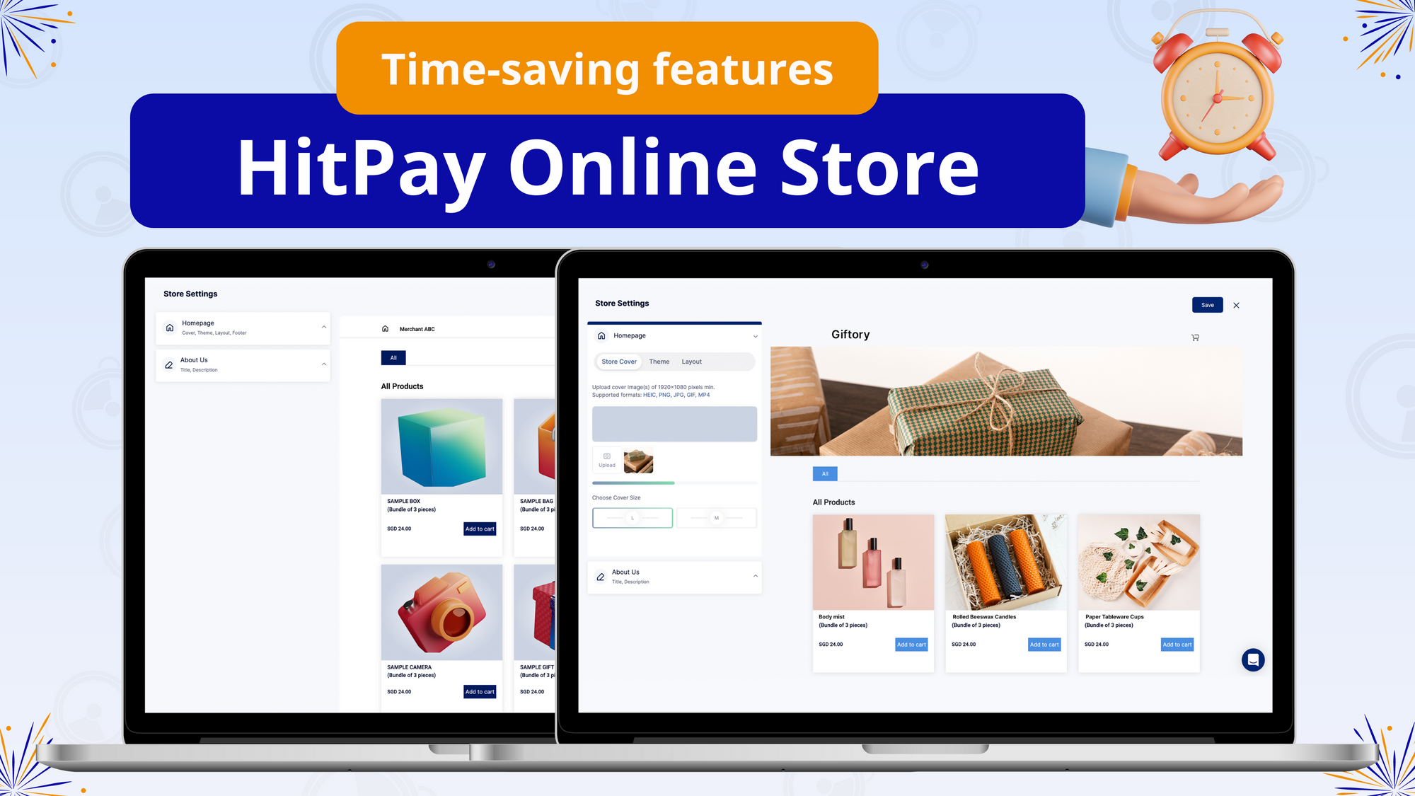 New time-saving features on the HitPay Online Store