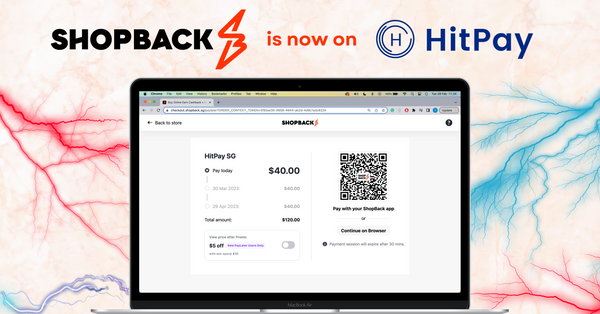 HitPay Singapore merchants can now accept ShopBack PayLater online and offline