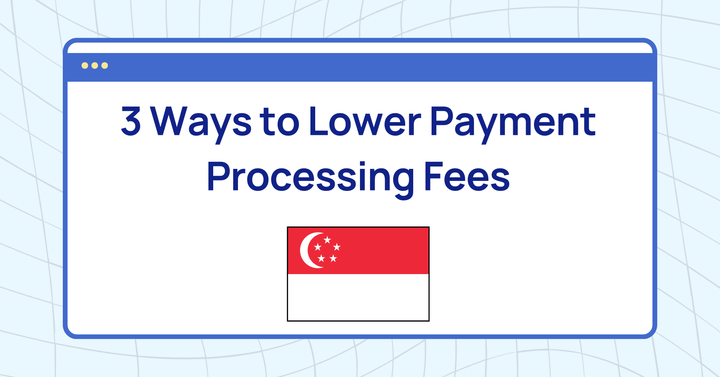 3 Ways to Lower Payment Processing Fees in Singapore